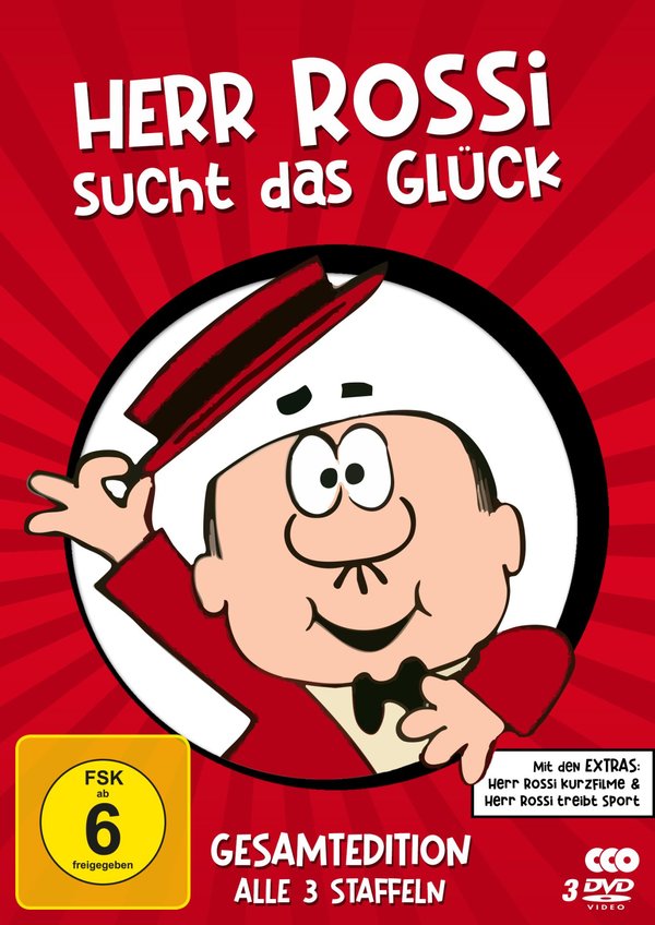 Herr Rossi sucht das Glück - Gesamtedition: Alle 3 Staffeln plus Extras  [3 DVDs]  (DVD)