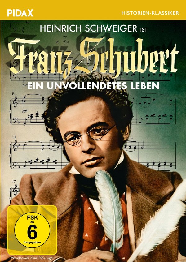 Franz Schubert - Ein unvollendetes Leben / Hervorragende Filmbiografie über den großen Komponisten (Pidax Historien-Klassiker)  (DVD)