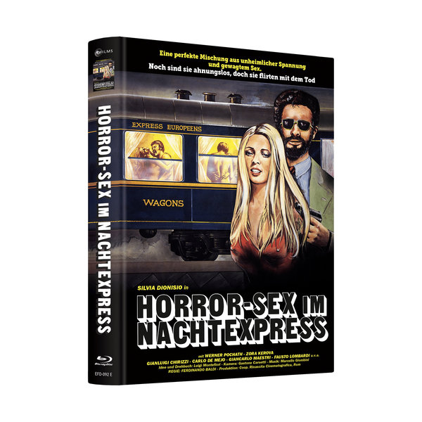 Horrorsex im Nachtexpress - Uncut Mediabook Edition  (DVD+blu-ray) (E)