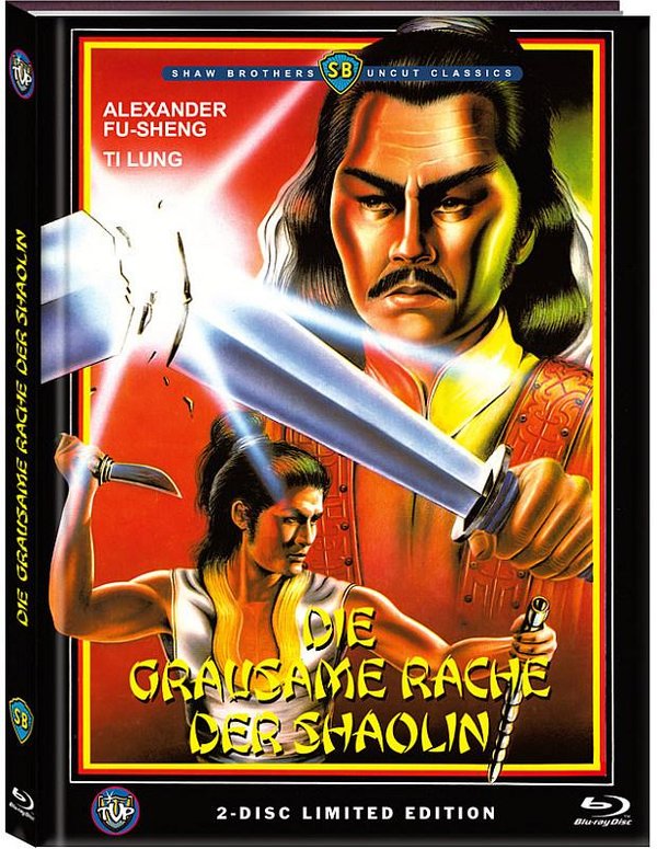 Die grausame Rache der Shaolin - Uncut Mediabook Edition  (DVD+blu-ray) (C)
