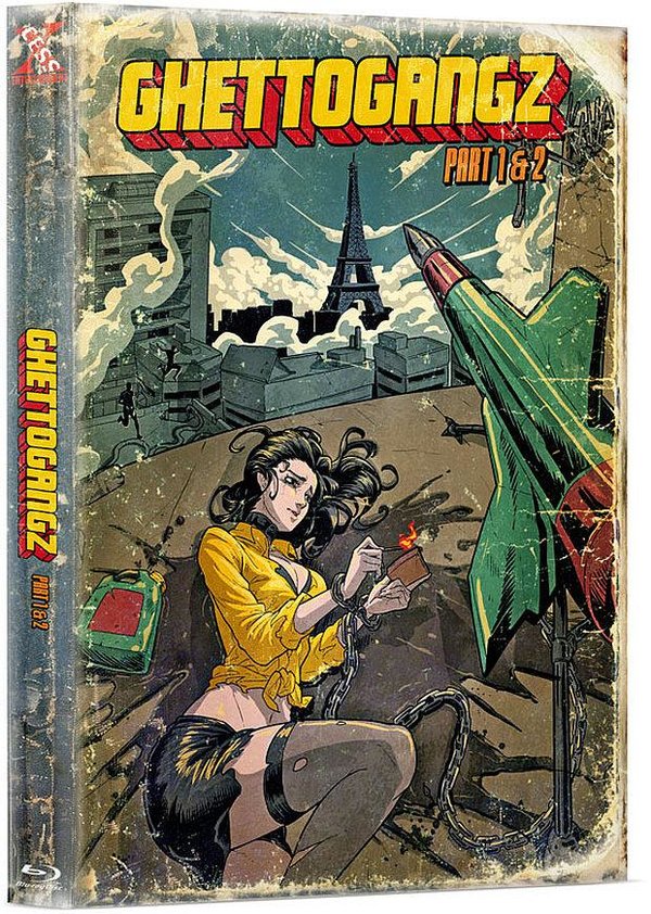 Ghettogangz 1+2 - Uncut Mediabook Edition  (blu-ray) (B)