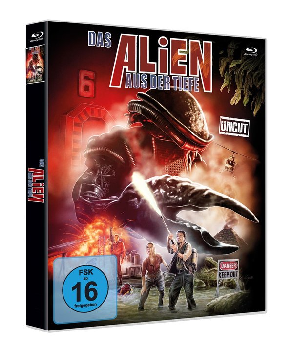 ALIEN AUS DER TIEFE - COVER B - SCANAVO ED.  (Blu-ray Disc)