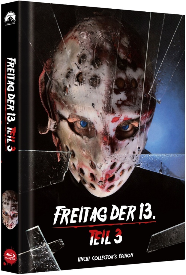 Freitag der 13. - Teil 3 - Uncut Mediabook Edition (blu-ray) (C)