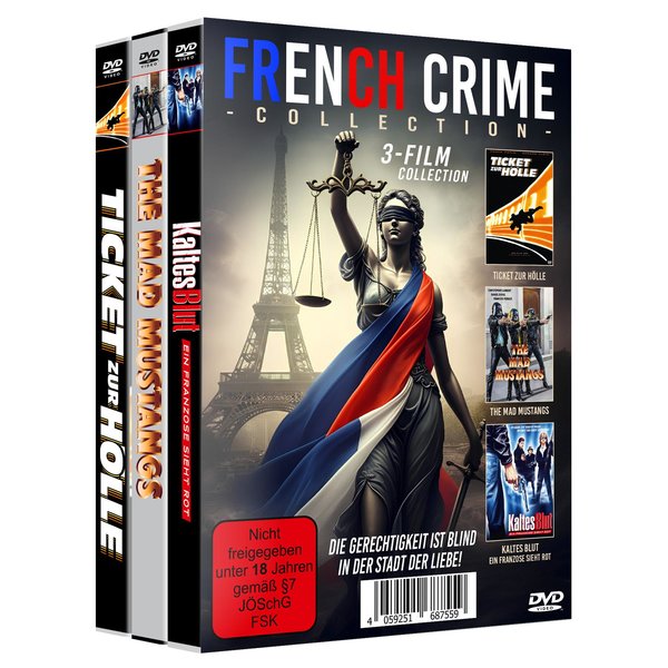 FRENCH CRIME COLLECTION - 3 Filme  [3 DVDs]  (DVD)