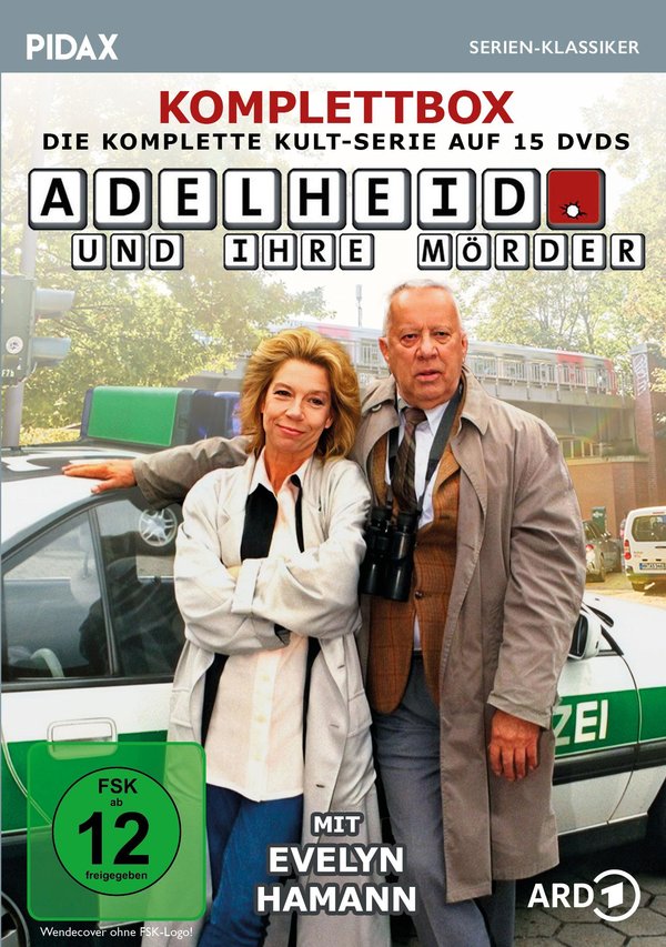 Adelheid und ihre Mörder - Komplettbox / Die komplette 65-teilige preisgekrönte Kult-Serie mit Evelyn Hamann (Pidax Serien-Klassiker)  [15 DVDs]  (DVD)