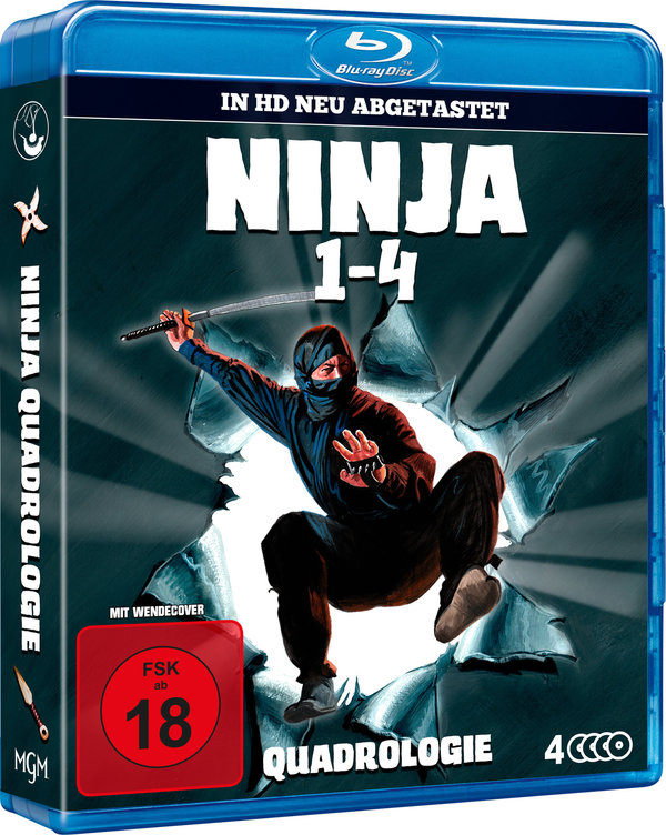 Ninja 1-4 Quadrologie Box-Edition  [4 BRs]  (Blu-ray Disc)