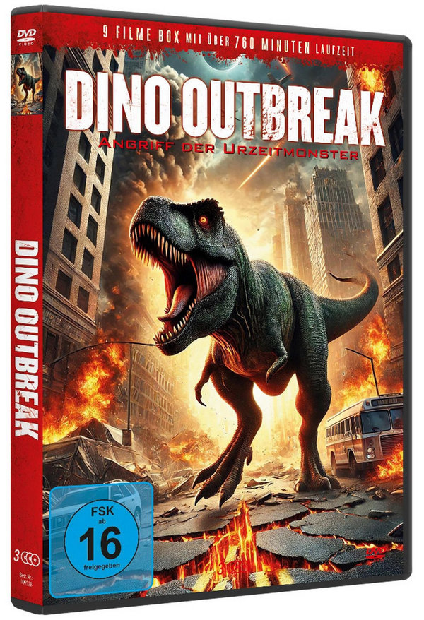 Dino Outbreak - Angriff der Urzeitmonster  [3 DVDs]  (DVD)