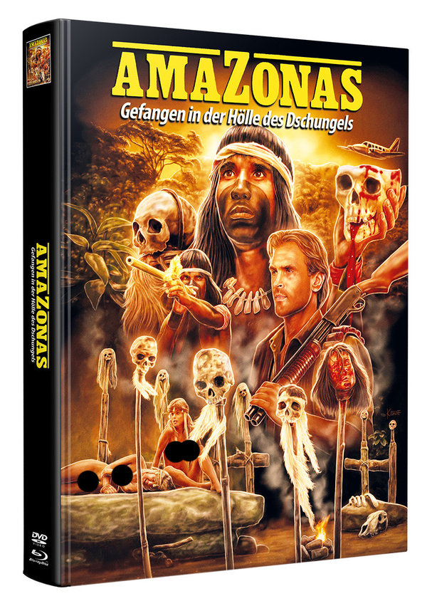 Amazonas - Gefangen in der Hölle des Dschungels - Uncut Mediabook Edition  (blu-ray)