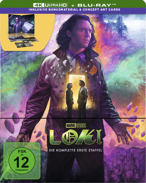 Loki - Staffel 1 - Steelbook - Limited Edition  (4 4K Ultra HD)  (Blu-ray 4K Ultra HD)