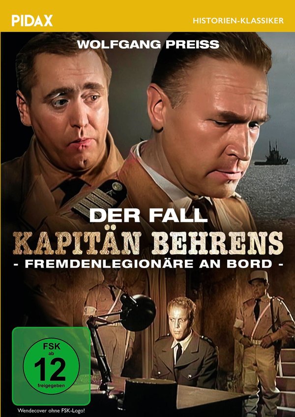 Der Fall Kapitän Behrens - Fremdenlegionäre an Bord / Packender Historienkrimi von Wolfgang Staudte mit Wolfgang Preiss (Pidax Historien-Klassiker)  (DVD)
