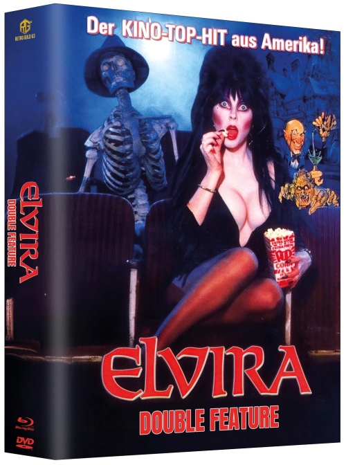 Elvira Double Feature - Mega Mediabook Edition  (DVD+blu-ray) (B)