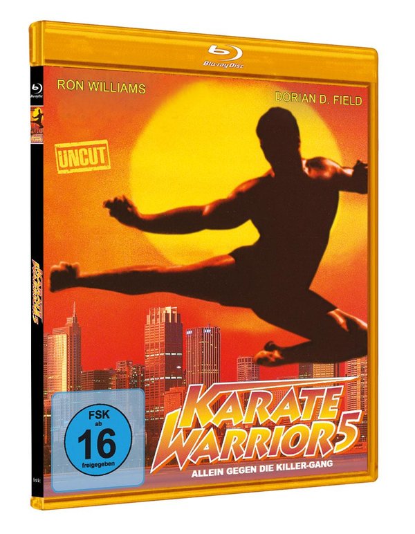 KARATE WARRIOR 5 - Cover B - Orangene Hülle  (Blu-ray Disc)