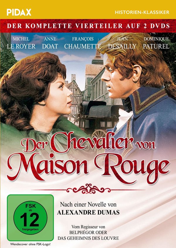 Der Chevalier von Maison Rouge / Der komplette Historien-Vierteiler nach einer Vorlage von Alexandre Dumas (Pidax Historien-Klassiker)  [2 DVDs]  (DVD)
