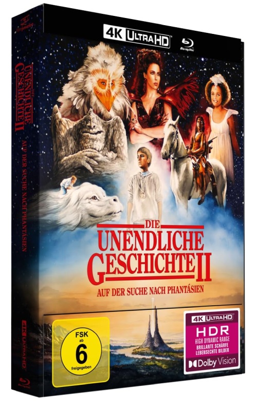 Die unendliche Geschichte II - Auf der Suche nach Phantasien - Limited Mediabook Edition  (4K Ultra HD+blu-ray)