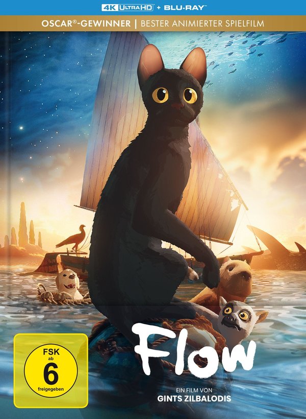 Flow - Limited Mediabook Edition  (4K Ultra HD+blu-ray)