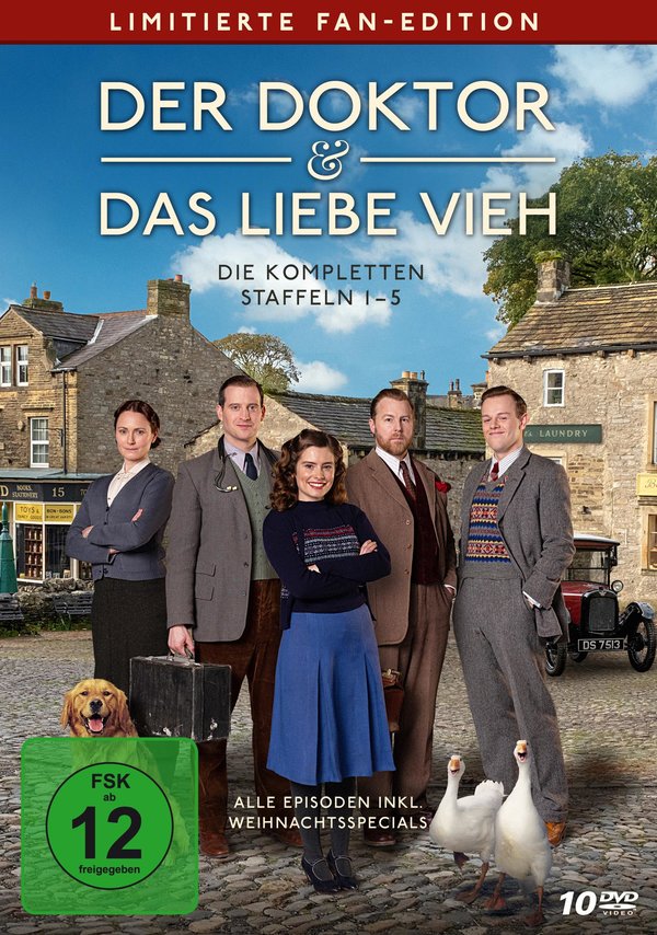 Der Doktor und das liebe Vieh - Die kompletten Staffeln 1-5 LTD. - Die limitierte Fan-Edition inkl. Magnet-Sticker  [10 DVDs]  (DVD)
