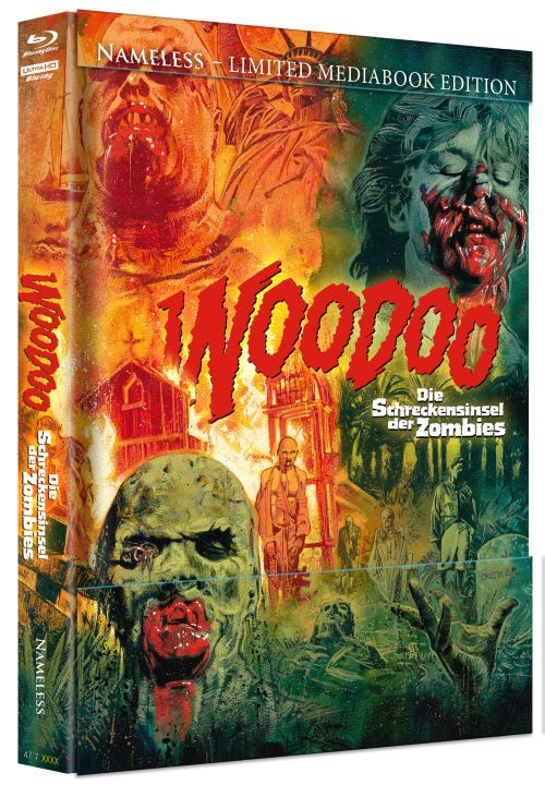 Woodoo - Die Schreckensinsel der Zombies - Uncut Mediabook Edition  (4K Ultra HD+blu-ray) (E)